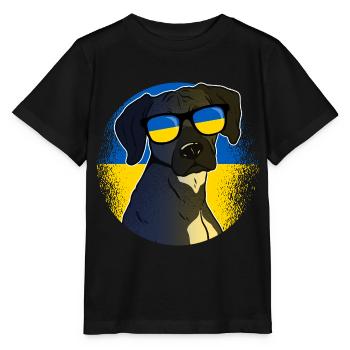 Ukraine - Stanley/Stella MINI CREATOR Kids’ T-Shirt - black - Front - Mikhail (115cm)