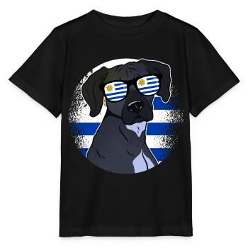 Uruguay - Stanley/Stella MINI CREATOR Kids’ T-Shirt - black - Front - Mikhail (115cm)