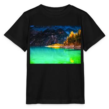 HERBST TRAUM - Stanley/Stella Kinder T-Shirt MINI CREATOR  - Schwarz - Vorne - Mikhail (115cm)