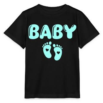 bébé - T-shirt bio MINI CREATOR Stanley/Stella Enfant - noir - Devant - Mikhail (115cm)