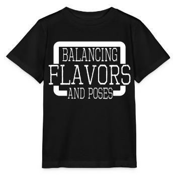 délices culinaires d’anniversaire heureux - T-shirt bio MINI CREATOR Stanley/Stella Enfant - noir - Devant - Mikhail (115cm)
