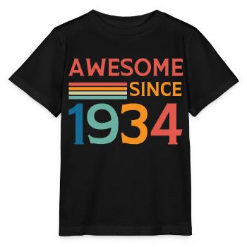 Awesome since 1934 - T-shirt bio MINI CREATOR Stanley/Stella Enfant - noir - Devant - Mikhail (115cm)
