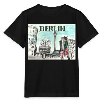 Alexander Platz - Stanley/Stella Kinder T-Shirt MINI CREATOR  - Schwarz - Vorne - Mikhail (115cm)