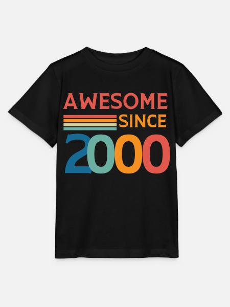 Großartig seit 2000 - Stanley/Stella Kinder T-Shirt MINI CREATOR  - Schwarz