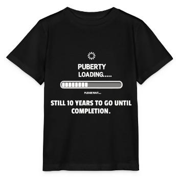 La puberté invite... patience requise - T-shirt bio MINI CREATOR Stanley/Stella Enfant - noir - Devant - Mikhail (115cm)