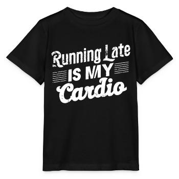 Spätes Cardio - Sport Humor - Stanley/Stella Kinder T-Shirt MINI CREATOR  - Schwarz - Vorne - Mikhail (115cm)