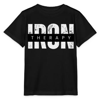 Gym Eisentherapie Design - Stanley/Stella Kinder T-Shirt MINI CREATOR  - Schwarz - Vorne - Mikhail (115cm)