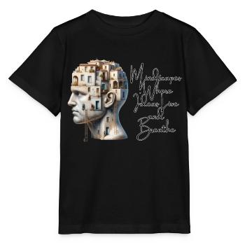 Headquarters of Imagination - Stanley/Stella MINI CREATOR Kids’ T-Shirt - black - Front - Mikhail (115cm)