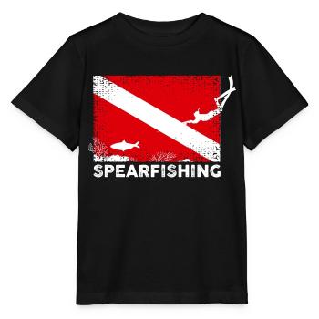 Chasse sous-marine Plongée sous-marine - T-shirt bio MINI CREATOR Stanley/Stella Enfant - noir - Devant - Mikhail (115cm)