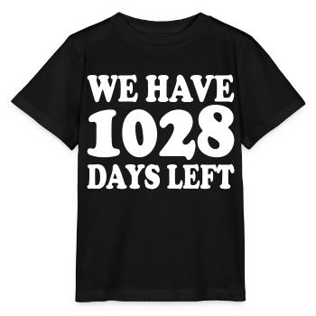 Il nous reste 1028 jours - T-shirt bio MINI CREATOR Stanley/Stella Enfant - noir - Devant - Mikhail (115cm)
