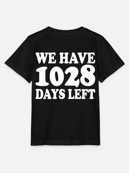 we have 1028 days left - Stanley/Stella Kinder T-Shirt MINI CREATOR  - Schwarz