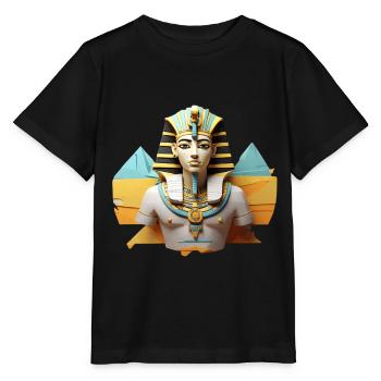 Pharaonisches Design - Stanley/Stella Kinder T-Shirt MINI CREATOR  - Schwarz - Vorne - Mikhail (115cm)