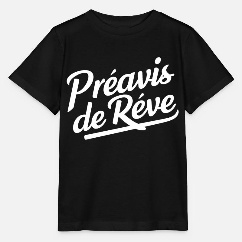 Préavis de rêve - T-shirt bio MINI CREATOR Stanley/Stella Enfant - noir