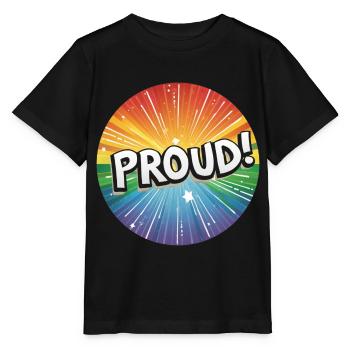 Fierté LGBTQ - T-shirt bio MINI CREATOR Stanley/Stella Enfant - noir - Devant - Mikhail (115cm)