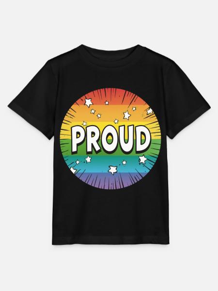 Fierté LGBTQ - T-shirt bio MINI CREATOR Stanley/Stella Enfant - noir