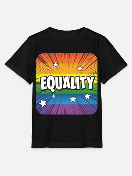 LGBTQ Equality - Stanley/Stella Kinder T-Shirt MINI CREATOR - Schwarz