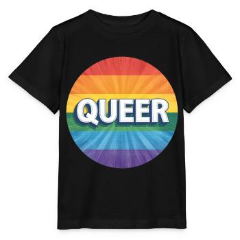 LGBTQ Queer - T-shirt bio MINI CREATOR Stanley/Stella Enfant - noir - Devant - Mikhail (115cm)