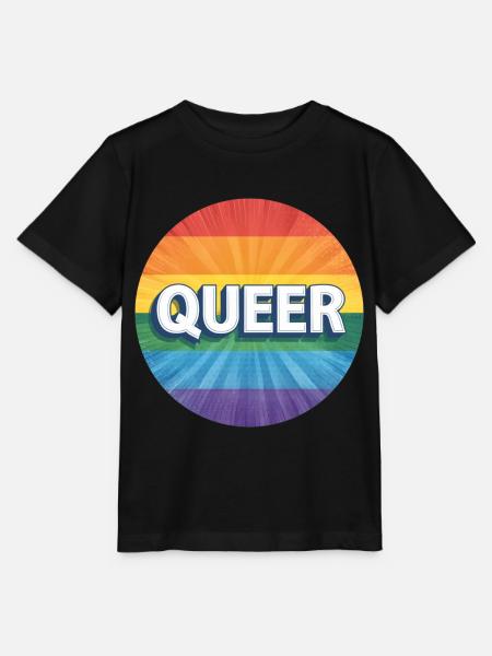 LGBTQ Queer - Stanley/Stella MINI CREATOR Kids’ T-Shirt - black
