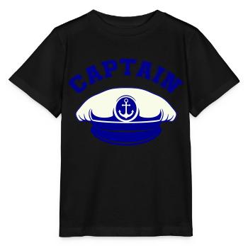 matrosen mütze captain - Stanley/Stella Kinder T-Shirt MINI CREATOR  - Schwarz - Vorne - Mikhail (115cm)