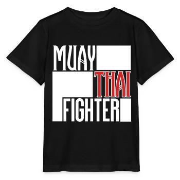 Combattant de Muay Thai - T-shirt bio MINI CREATOR Stanley/Stella Enfant - noir - Devant - Mikhail (115cm)