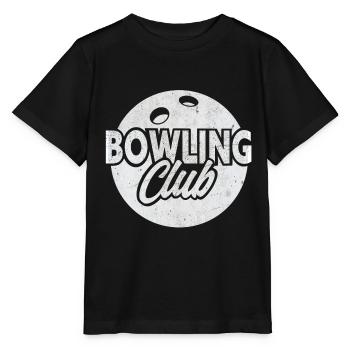 Bowling Club - Stanley/Stella Kinder T-Shirt MINI CREATOR  - Schwarz - Vorne - Mikhail (115cm)