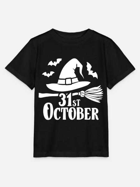 Halloween Spruch Zitat 31st October - Stanley/Stella Kinder T-Shirt MINI CREATOR - Schwarz