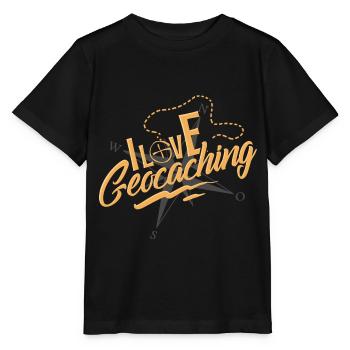 Géocaching - T-shirt bio MINI CREATOR Stanley/Stella Enfant - noir - Devant - Mikhail (115cm)