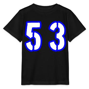53 Symbole numérique - T-shirt bio MINI CREATOR Stanley/Stella Enfant - noir - Devant - Mikhail (115cm)