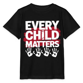 Every Child Matters World Children's Day - Stanley/Stella MINI CREATOR Kids’ T-Shirt - black - Front - Mikhail (115cm)