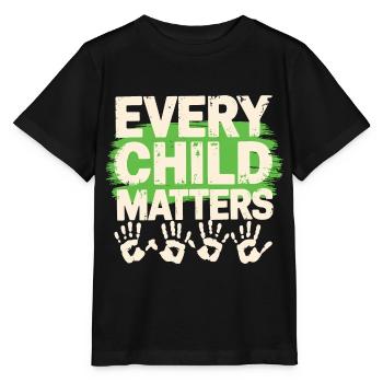 Every Child Matters World Children's Day - Stanley/Stella MINI CREATOR Kids’ T-Shirt - black - Front - Mikhail (115cm)
