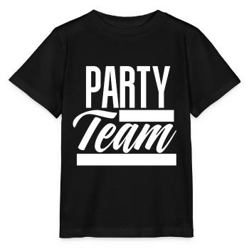 Party Team - Stanley/Stella Kinder T-Shirt MINI CREATOR  - Schwarz - Vorne - Mikhail (115cm)