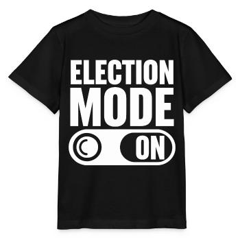 Election Mode On - Stanley/Stella MINI CREATOR Kids’ T-Shirt - black - Front - Mikhail (115cm)