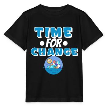 Changement climatique Protection du climat - T-shirt bio MINI CREATOR Stanley/Stella Enfant - noir - Devant - Mikhail (115cm)