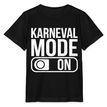 Karneval Mode On Fasching Fasnet - Stanley/Stella MINI CREATOR Kids’ T-Shirt - black - Front - Mikhail (115cm)