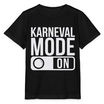 Karneval Mode On Fasching Fasnet - Stanley/Stella MINI CREATOR Kids’ T-Shirt - black - Front - Mikhail (115cm)
