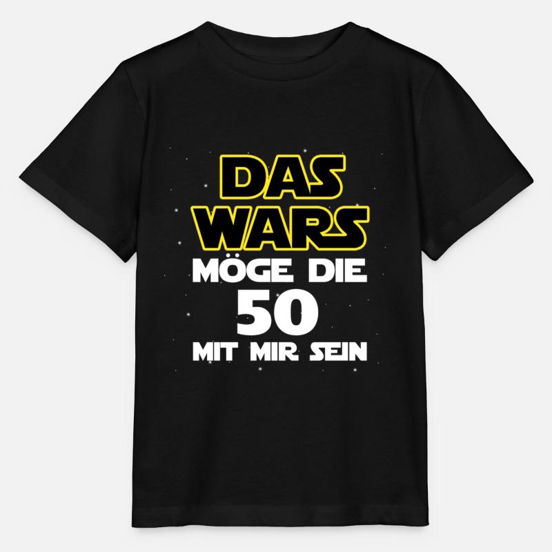 Das wars - Möge die 50 mit mir sein - Stanley/Stella Kinder T-Shirt MINI CREATOR - Schwarz