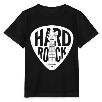 Hard Rock Guitar Pick - Stanley/Stella MINI CREATOR Kids’ T-Shirt - black - Front - Mikhail (115cm)