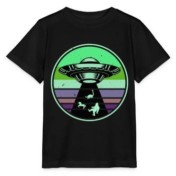 UFO-Bigfoot Nessie Einhorn - Stanley/Stella Kinder T-Shirt MINI CREATOR  - Schwarz - Vorne - Mikhail (115cm)