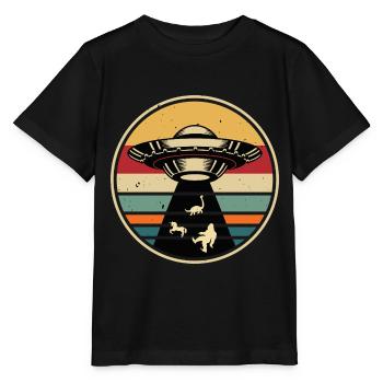 UFO-Bigfoot Nessie Einhorn - Stanley/Stella Kinder T-Shirt MINI CREATOR  - Schwarz - Vorne - Mikhail (115cm)