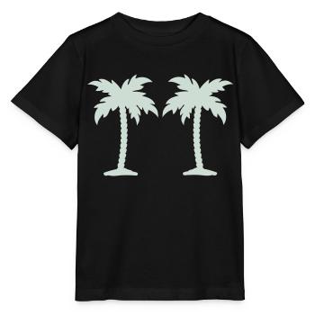 Palmiers - T-shirt bio MINI CREATOR Stanley/Stella Enfant - noir - Devant - Mikhail (115cm)
