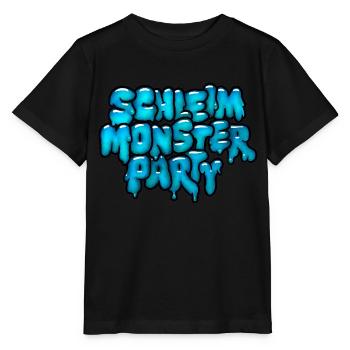Slime Monster Party - Stanley/Stella MINI CREATOR Kids’ T-Shirt - black - Front - Mikhail (115cm)