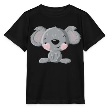 Flirt Koala - T-shirt bio MINI CREATOR Stanley/Stella Enfant - noir - Devant - Mikhail (115cm)
