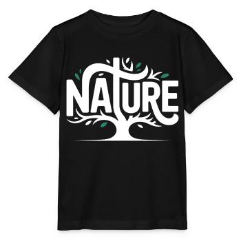 Natur - Coo Tree Logo - Stanley/Stella Kinder T-Shirt MINI CREATOR  - Schwarz - Vorne - Mikhail (115cm)