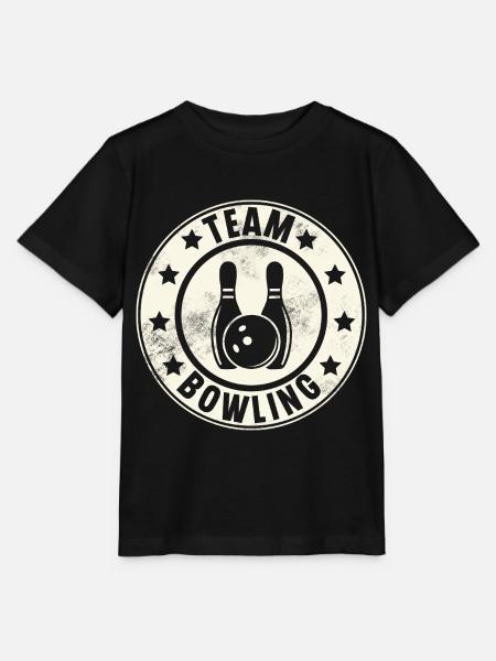 Bowling Team - Stanley/Stella Kinder T-Shirt MINI CREATOR  - Schwarz