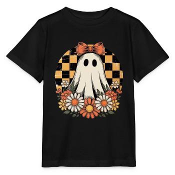 Geist Halloween - Stanley/Stella Kinder T-Shirt MINI CREATOR  - Schwarz - Vorne - Mikhail (115cm)