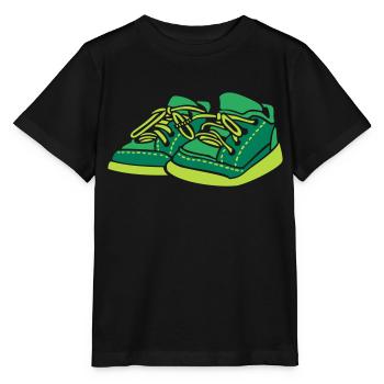bunte baby trainers - Stanley/Stella Kinder T-Shirt MINI CREATOR  - Schwarz - Vorne - Mikhail (115cm)