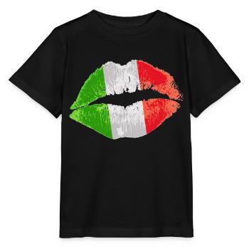Kiss (Italie / Italie) - T-shirt bio MINI CREATOR Stanley/Stella Enfant - noir - Devant - Mikhail (115cm)