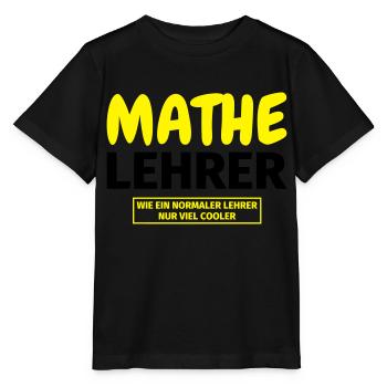 Mathelehrer Geschenk - Stanley/Stella Kinder T-Shirt MINI CREATOR  - Schwarz - Vorne - Mikhail (115cm)