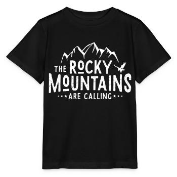 Rocky Mountains Calling - Stanley/Stella Kinder T-Shirt MINI CREATOR  - Schwarz - Vorne - Mikhail (115cm)