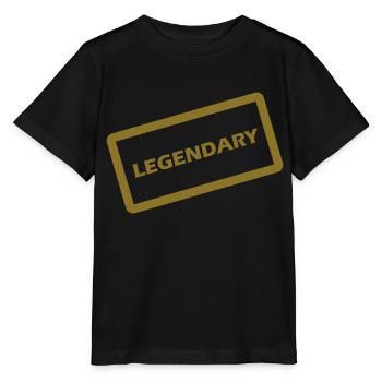 legendary - Stanley/Stella MINI CREATOR Kids’ T-Shirt - black - Front - Mikhail (115cm)